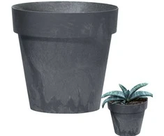 Vazonas Cube Beton Effect, 124 mm
