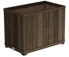 Vazonas Deco Rectangle, 45,5 x 76 x 55 cm, Walnut
