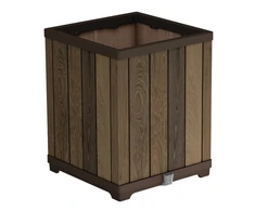Vazonas Deco Square, 45,5 x 45,5 x 55 cm, Walnut