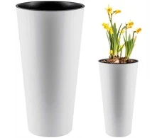 Vazonas Tubus Slim Shine, 200 mm