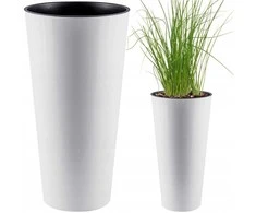 Vazonas Tubus Slim Shine, 250 mm