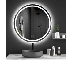 Veidrodis BAS LED, Chrome, 80 cm