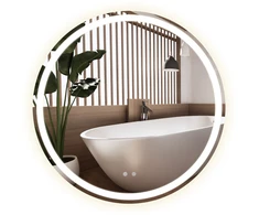 Veidrodis BAS LED, Chrome, 80 cm