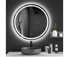 Veidrodis BAS LED, Chrome, 90 cm
