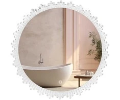 Veidrodis Crystal A LED, 60 cm
