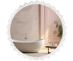 Veidrodis Crystal XO LED, Chrome, 80 cm