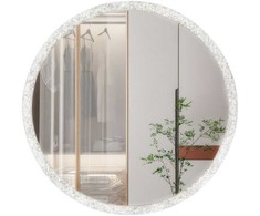 Veidrodis Lumi Lux LED, Baltas, 60 cm