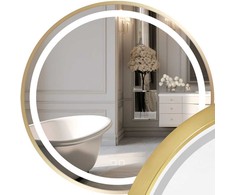 Veidrodis MMJ LED, Gold, 70 cm