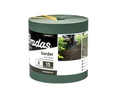 Vejos atitvaras Bradas Border 6 m x 15 cm, žalias