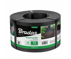 Vejos atitvaras Bradas WOOD BORDER, 130mm x 2.8mm x 10m, juodas