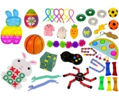 Velykinis žaislų rinkinys Pop It Squishy, 42 vnt.