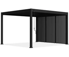 Vertikalios žaliuzės pavėsinėms Pergola ELEGANCE/DELUXE/FUSION 1.2 m, Anthracite (113.3 cm)