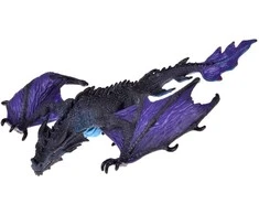 Violetinio drakono figūrėlė