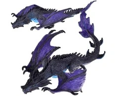 Violetinio drakono figūrėlė