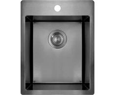 Virtuvinė plautuvė Deante Olfato Precious, ZPO_D10E, Titanium