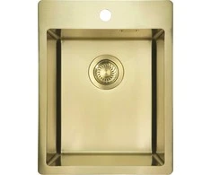 Virtuvinė plautuvė Deante Olfato Precious, ZPO_R10E, Brushed auksinis
