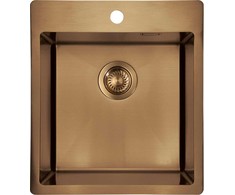 Virtuvinė plautuvė Deante Olfato Precious, ZPO_C10A, Brushed bronze