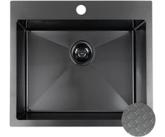 Virtuvinė plautuvė Laveo Malawi SLM_710H, Juodas