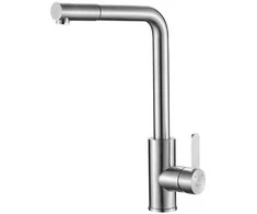 Virtuvinis maišytuvas Laveo Bona L BAB_269D, Brushed steel