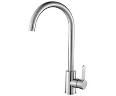 Virtuvinis maišytuvas Laveo Bona U BAB_268D, Brushed steel