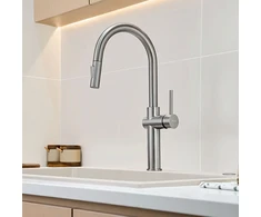 Virtuvinis maišytuvas Rea Fresh High, Brushed Nickel