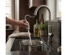 Virtuvinis maišytuvas Rea Master, Brushed Nickel