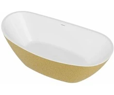 Vonia Besco Ayla Glam Gold, 170 x 80 cm, su baltais dangteliais