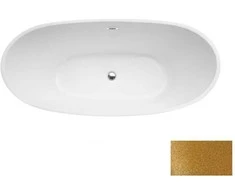 Vonia Besco Ayla Glam Gold, 170 x 80 cm, su chrome sifonu