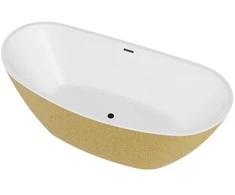 Vonia Besco Ayla Glam Gold, 170 x 80 cm, su grafito spalvos dangteliais
