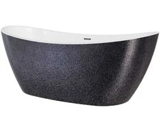 Vonia Besco Ayla Glam Graphite, 170 x 80 cm, su grafito spalvos dangteliais