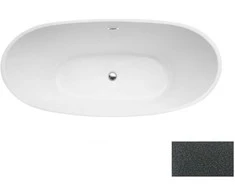 Vonia Besco Ayla Glam Graphite, 170 x 80 cm, su chrome sifonu