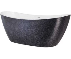 Vonia Besco Ayla Glam Graphite, 170 x 80 cm, su baltais dangteliais