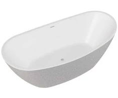 Vonia Besco Ayla Glam Sidabrinis, 170 x 80 cm, su chrome sifonu