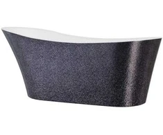 Vonia Besco Calima Glam Graphite, 170 x 74 cm, su auksiniais dangteliais
