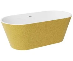 Vonia Besco Deeva Glam Gold, 180 x 80 cm, su gun metal dangteliu