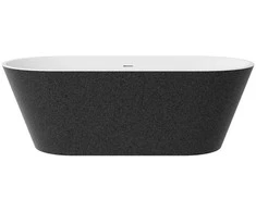 Vonia Besco Deeva Glam Graphite, 150 x 75 cm, su chrome sifonu