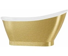 Vonia Besco Gloria Glam Gold, 160 x 68 cm, su klik-klak chrome