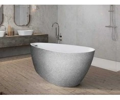 Vonia Besco Goya A-Line Glam Sidabrinis, 160 x 73 cm (sifono su persipylimu dangtelis juodos spalvos)