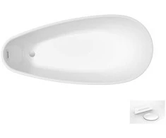 Vonia Besco Goya A-Line Glam Sidabrinis, 160 x 73 cm (sifono su persipylimu dangtelis baltos spalvos)
