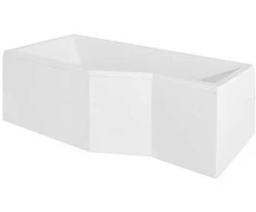 Vonia Besco Integra, 170 x 75 cm, kairinė, su balta apdaila
