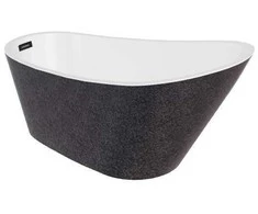 Vonia Besco Melody Glam Graphite, 150 x 80 cm, su juodais dangteliais