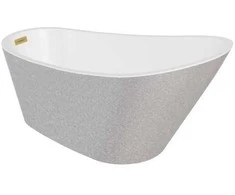Vonia Besco Melody Glam Sidabrinis, 150 x 80 cm, su auksiniais dangteliais