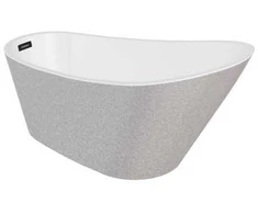 Vonia Besco Melody Glam Sidabrinis, 150 x 80 cm, su juodais dangteliais