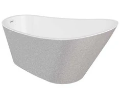 Vonia Besco Melody Glam Sidabrinis, 170 x 80 cm, su baltais dangteliais