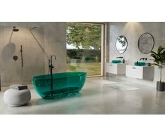 Vonia Besco Mexa Ocean Breeze, 170 x 78 cm, su baltu dangteliu