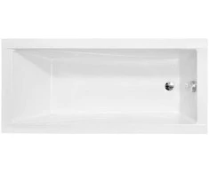 Vonia Besco Modern, 140 x 70 cm, su rifliuota balta apdaila
