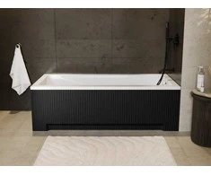 Vonia Besco Modern, 170 x 70 cm, su rifliuota juoda apdaila