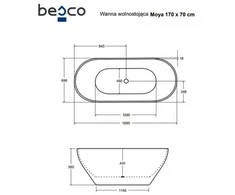 Vonia Besco Moya Glam 170 Graphite