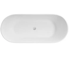 Vonia Besco Moya Matt Juodas&amp;Baltas 170, su Klik-klak Chrome