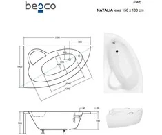 Vonia Besco Natalia, 150 x 100 cm, kairinė